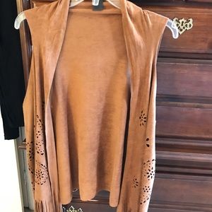 Women’s suede vest